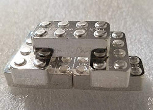 Lego 1 oz .999 Silver Bar Hand Poured