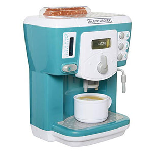 Junior Coffee Maker for Kids with Realistic Action, Light and Sound