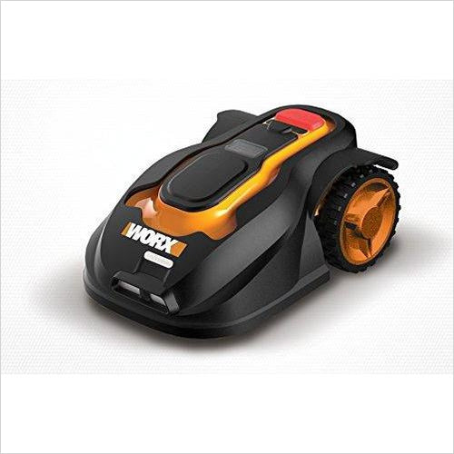 Robotic Lawn Mower with Rain Sensor and Safety Shut-off - Gifteee. Find cool & unique gifts for men, women and kids