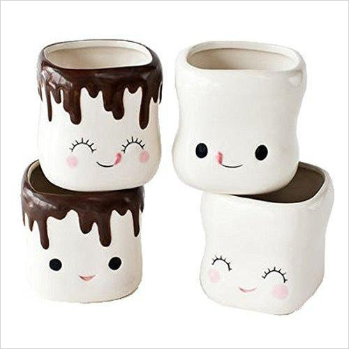 Cute Marshmallow Shaped Hot Chocolate Mugs - Gifteee. Find cool & unique gifts for men, women and kids