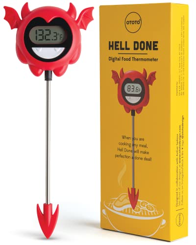 Hell Done Meat Digital Thermometer - Gifteee Unique & Unusual gifts, Cool gift ideas