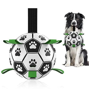 Soccer Ball with Straps Dog Toy