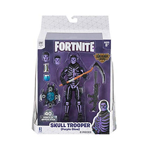 Skull Trooper  - Fortnite Legendary Series 6in Figure Pack (Purple Glow) - Gifteee. Find cool & unique gifts for men, women and kids