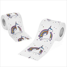 Load image into Gallery viewer, Rainbow Unicorn Toilet Paper - Gifteee. Find cool &amp; unique gifts for men, women and kids
