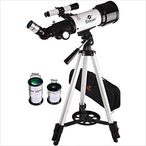 Gskyer Telescope, AZ70400 Travel Refractor - Gifteee Unique & Unusual gifts, Cool gift ideas