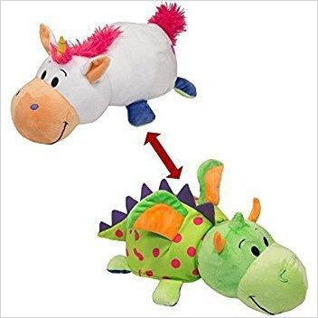 FlipaZoo The 16 Plush Pillow with 2 Sides of Fun (Unicorn/ Dragon) - Gifteee Unique & Unusual gifts, Cool gift ideas