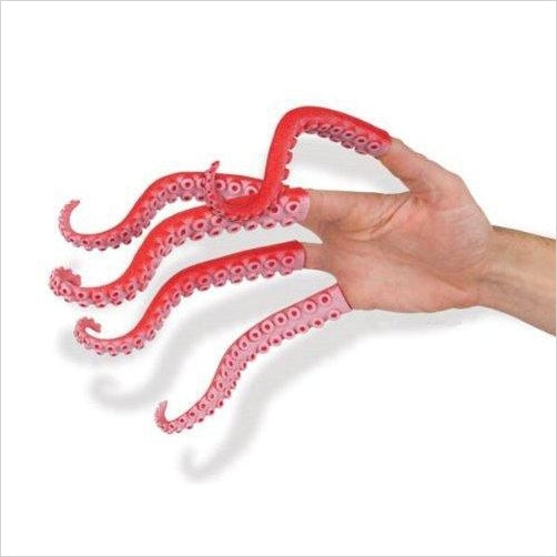 Set of Ten Rubber Finger Tentacle Puppets - Gifteee Unique & Unusual gifts, Cool gift ideas