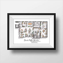 Load image into Gallery viewer, The Office US TV Show Office Floor Plan - Dunder Mifflin - Gifteee Unique &amp; Unusual gifts, Cool gift ideas
