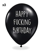 Load image into Gallery viewer, Abusive Birthday Balloons - Gifteee. Find cool &amp; unique gifts for men, women and kids
