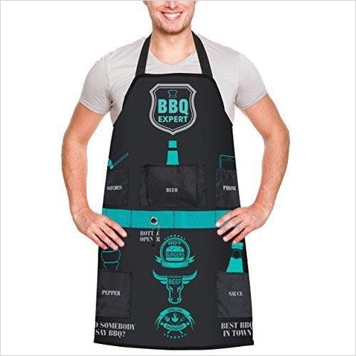 BBQ Expert Apron - Multiple Pockets - Gifteee. Find cool & unique gifts for men, women and kids