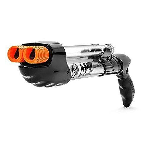 Human vs Zombie Double Barrel Marshmallow Shooter - Gifteee. Find cool & unique gifts for men, women and kids