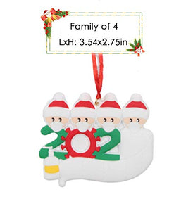 Covid Personalized Christmas Ornament Kit