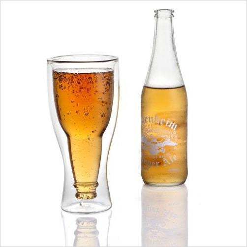Upside Down Beer Glass - Gifteee. Find cool & unique gifts for men, women and kids
