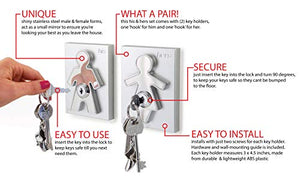 His and Hers Key Holders - Gifteee Unique & Unusual gifts, Cool gift ideas