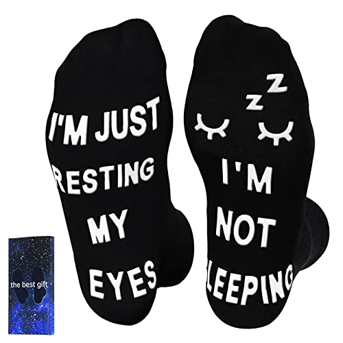 I'm Just Resting My Eyes - Men Socks - Gifteee Unique & Unusual gifts, Cool gift ideas