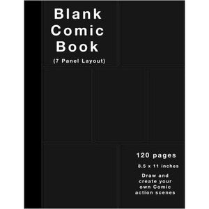 Blank Comic Book - Draw your own superhero comic book - Gifteee. Find cool & unique gifts for men, women and kids