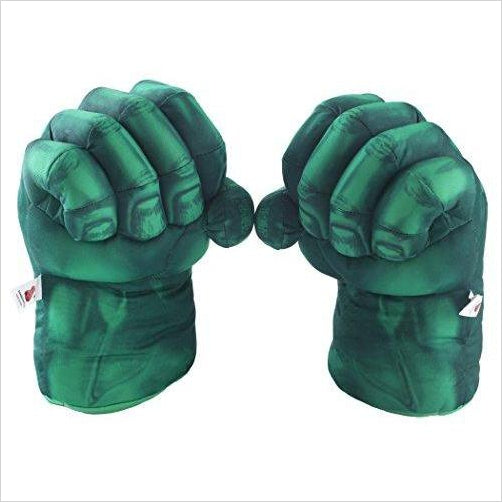 Hulk Smash Hands Fists Big Soft Plush Gloves - Gifteee Unique & Unusual gifts, Cool gift ideas