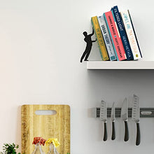 Load image into Gallery viewer, Hidden Metal Bookends for Shelves
