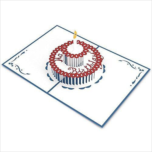 Birthday Cake Pop Up Card - Gifteee Unique & Unusual gifts, Cool gift ideas