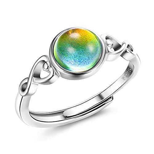 Sterling Silver Mood Ring - Gifteee Unique & Unusual gifts, Cool gift ideas