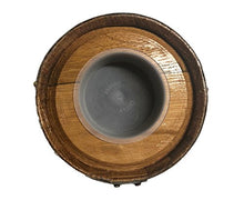 Load image into Gallery viewer, Handmade Wooden Oak Barrel Adult Piggy Bank
