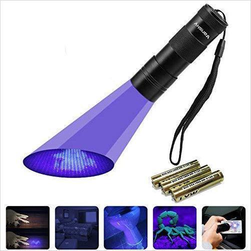 UV Flashlight Black Light - Gifteee. Find cool & unique gifts for men, women and kids
