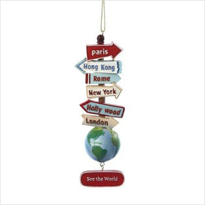 World Signs Christmas Ornament - Gifteee. Find cool & unique gifts for men, women and kids