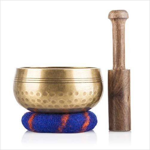 Tibetan Meditation Yoga Singing Bowl Set - Gifteee Unique & Unusual gifts, Cool gift ideas