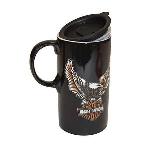 Harley-Davidson Travel Mug - Gifteee Unique & Unusual gifts, Cool gift ideas