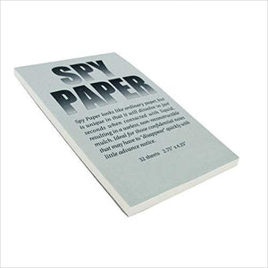 Disappearing Spy Paper Dissolving Note Pad - Gifteee. Find cool & unique gifts for men, women and kids