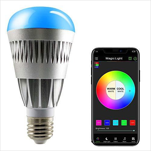 Bluetooth Smart LED Light Bulb - Smartphone Controlled - Gifteee. Find cool & unique gifts for men, women and kids