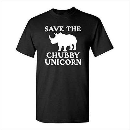 Save The Chubby Unicorn T-Shirt - Gifteee. Find cool & unique gifts for men, women and kids