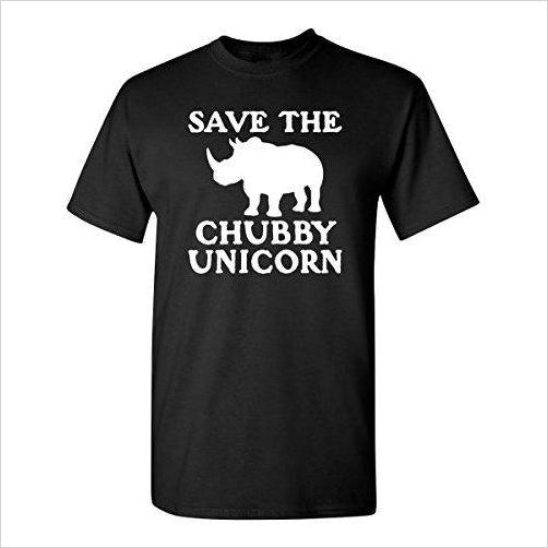 Save The Chubby Unicorn T-Shirt - Gifteee Unique & Unusual gifts, Cool gift ideas