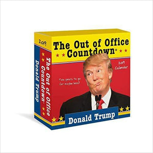 2019 Donald Trump Out of Office Countdown Boxed Calendar: Two years to go (or maybe less)! - Gifteee. Find cool & unique gifts for men, women and kids
