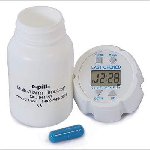 Pill Bottle Alarm with Last Open Time Stamp - Gifteee Unique & Unusual gifts, Cool gift ideas