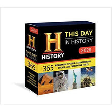 Load image into Gallery viewer, 2020 History Channel This Day in History Boxed Calendar: 365 Remarkable People, Extraordinary Events, and Fascinating Facts - Gifteee. Find cool &amp; unique gifts for men, women and kids
