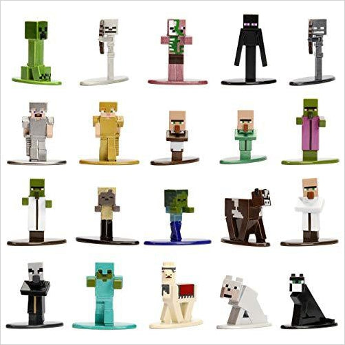 Minecraft 20-Pack Wave 1 Die-cast Figure - Gifteee. Find cool & unique gifts for men, women and kids