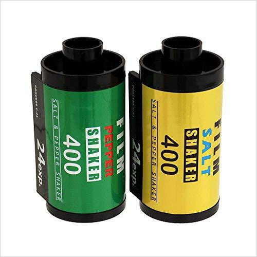 Salt & Pepper Shakers Set : Vintage 35mm Film Roll - Gifteee. Find cool & unique gifts for men, women and kids