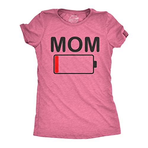 Mom Battery Low Funny Sarcastic T Shirt