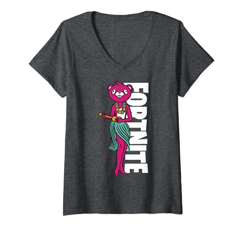 Womens Fortnite CTL Hula V-Neck T-Shirt - Gifteee Unique & Unusual gifts, Cool gift ideas