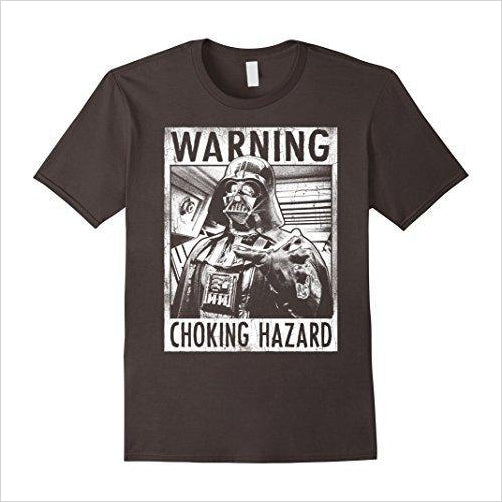 Star Wars Darth Vader Choking Hazard T-Shirt - Gifteee. Find cool & unique gifts for men, women and kids