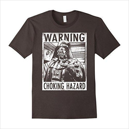 Star Wars Darth Vader Choking Hazard T-Shirt - Gifteee Unique & Unusual gifts, Cool gift ideas