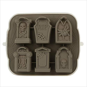 3D Skull Tombstone Ice Cube Mold - Gifteee. Find cool & unique gifts for men, women and kids