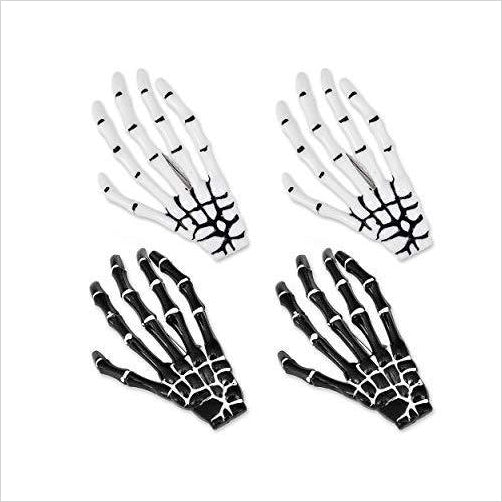 Gothic Skeleton Hands Hair Clips - Gifteee. Find cool & unique gifts for men, women and kids