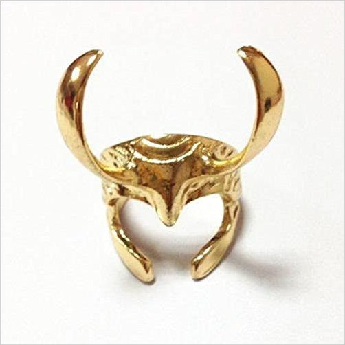 Thor Loki Alloy Helmet Ring - Gifteee. Find cool & unique gifts for men, women and kids