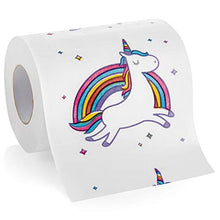 Load image into Gallery viewer, Rainbow Unicorn Toilet Paper - Gifteee. Find cool &amp; unique gifts for men, women and kids
