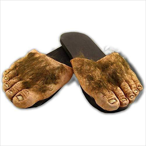 Hairy Feet Slippers - Gifteee. Find cool & unique gifts for men, women and kids