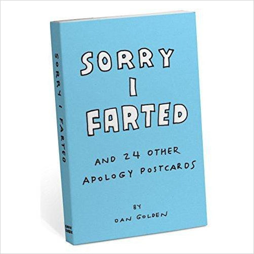 Sorry I Farted and 24 Other Apology Postcards - Gifteee. Find cool & unique gifts for men, women and kids