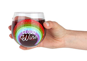 Stemless Wine Glass (On Cloud Wine) - Gifteee Unique & Unusual gifts, Cool gift ideas