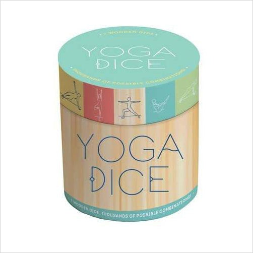 Yoga Dice: 7 Wooden Dice, Thousands of Possible Combinations! - Gifteee Unique & Unusual gifts, Cool gift ideas